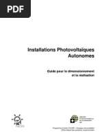 Download Installations Photovoltaques Autonomes by Bookard SN99346469 doc pdf