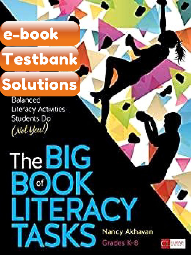 Testbank The Big Book of Literacy Tasks Grades K8 75 Balanced Literacy ...