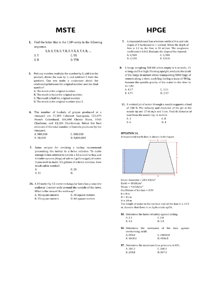 Bridge Course 1 | PDF