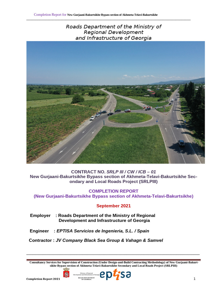 Final Report (ENG) | PDF | Road | Road Surface