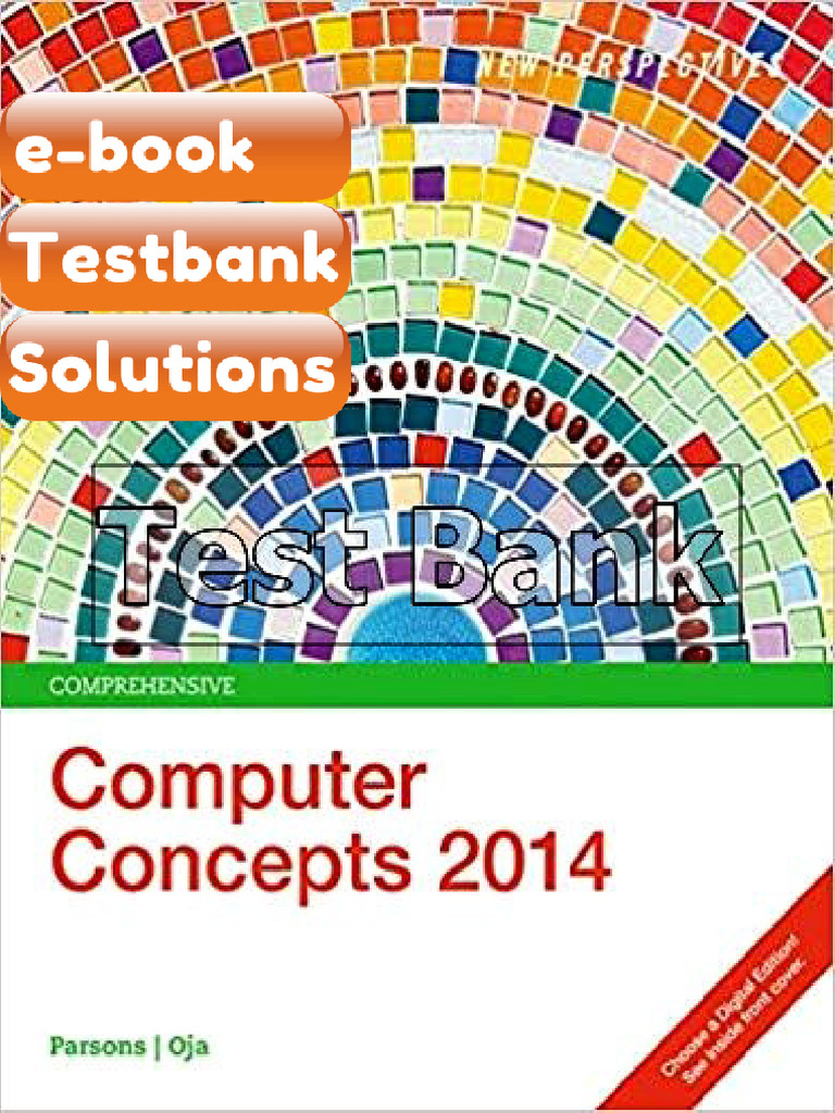Testbank New Perspectives on Computer Concepts 2014 Comprehensive 17th ...