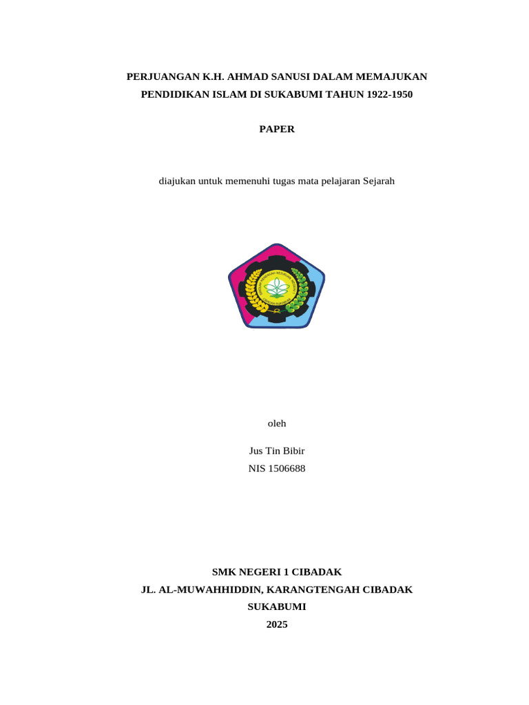 Contoh Format Paper | PDF