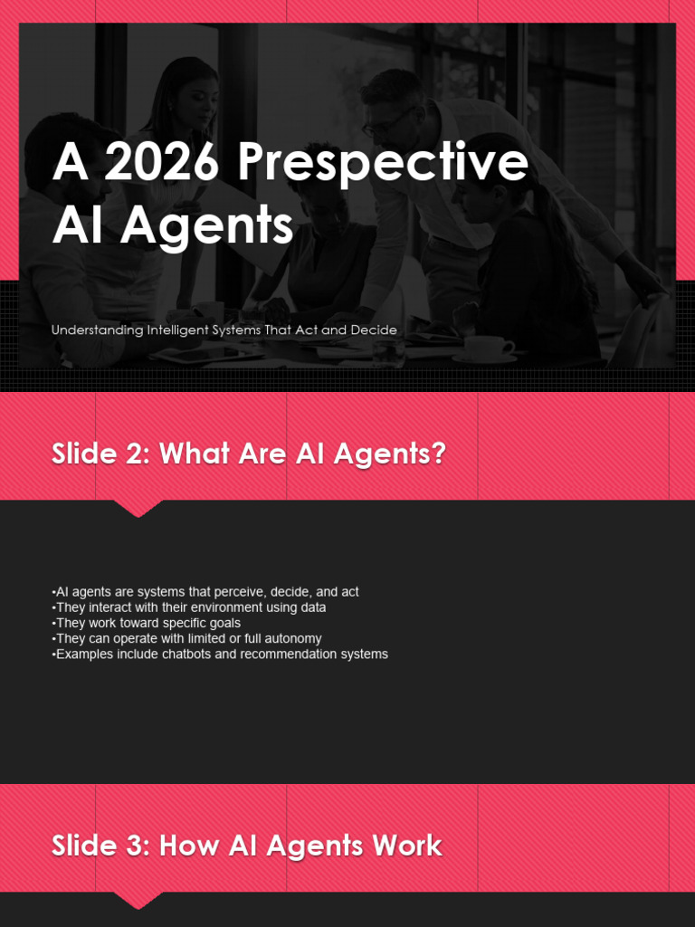 AI Agents 2026 Prespective | PDF