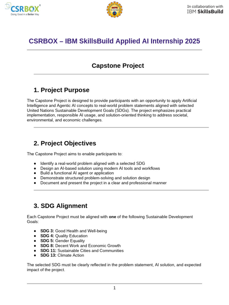 CSRBOX - IBM SkillsBuild Applied AI Internship 2025 - Capstone Project ...