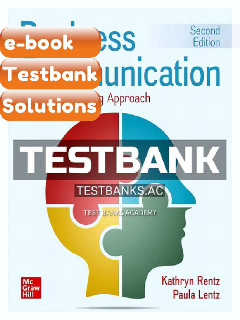 Testbank For Business Communication 2nd Edition by Rentz | PDF ...