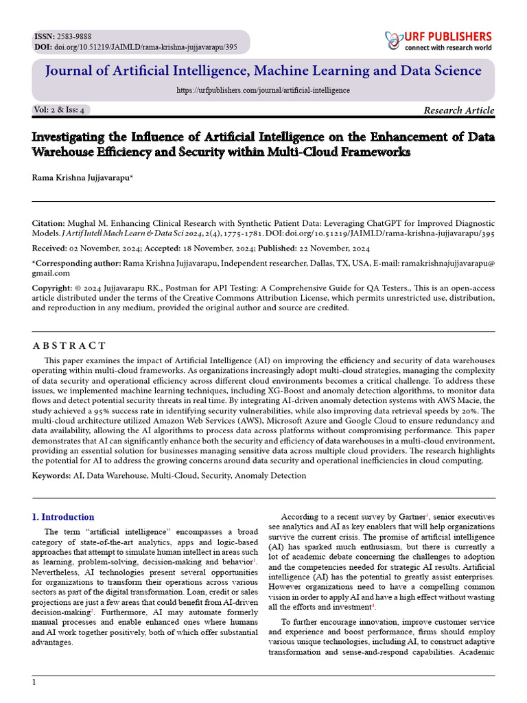 Investigating The Influence of Artificial Intelligence On The ...