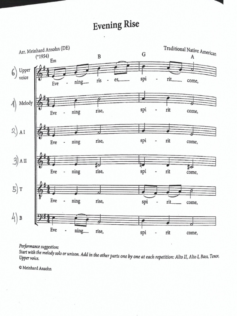 Evening - Rise p1 | PDF