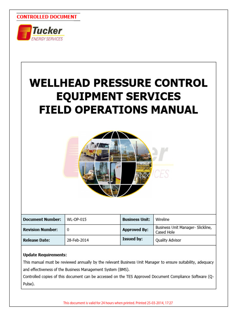 Pressure Control Manual | PDF | Specification (Technical Standard)
