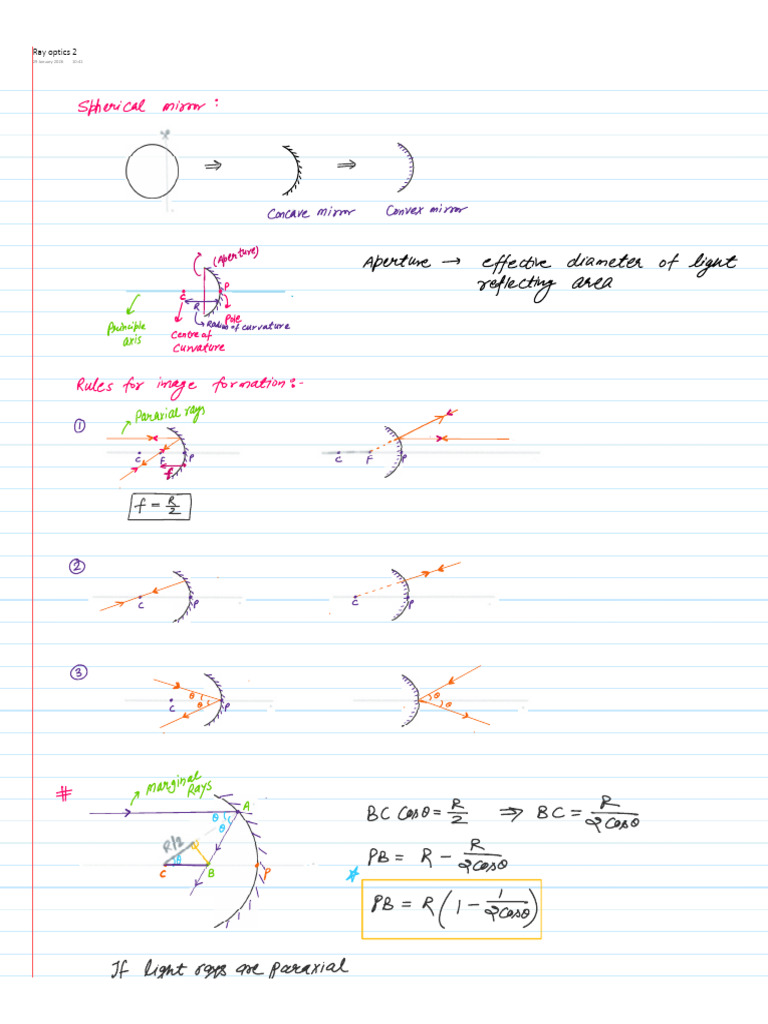 Ray Optics 2 | PDF