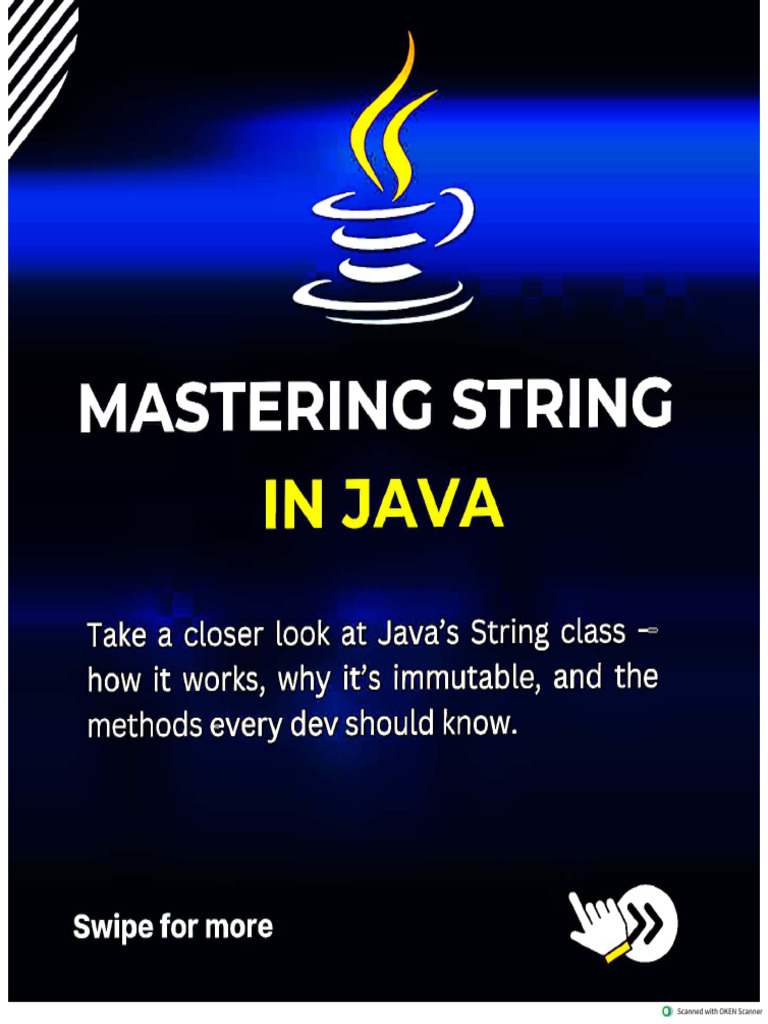 Mastering String in Java | PDF