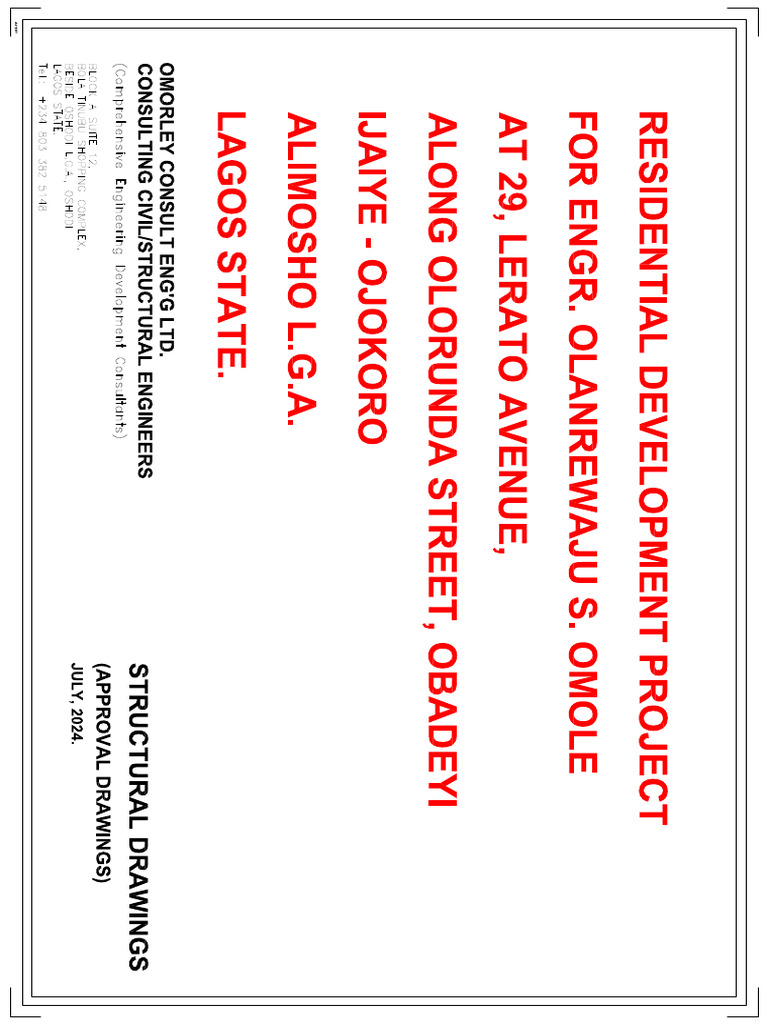 Complete Set of Structural Engineering Drawings | PDF
