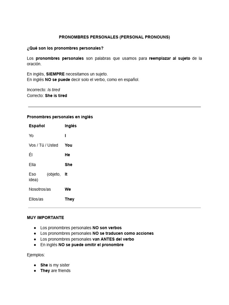 REVISION - Verb To Be, Pronouns, Question Words and Family by Me! | PDF ...