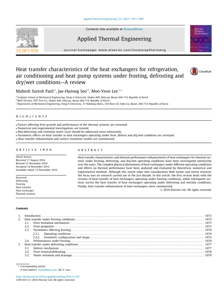 Artigo-Heat Transfer Characteristics of The Heat Exchangers For ...
