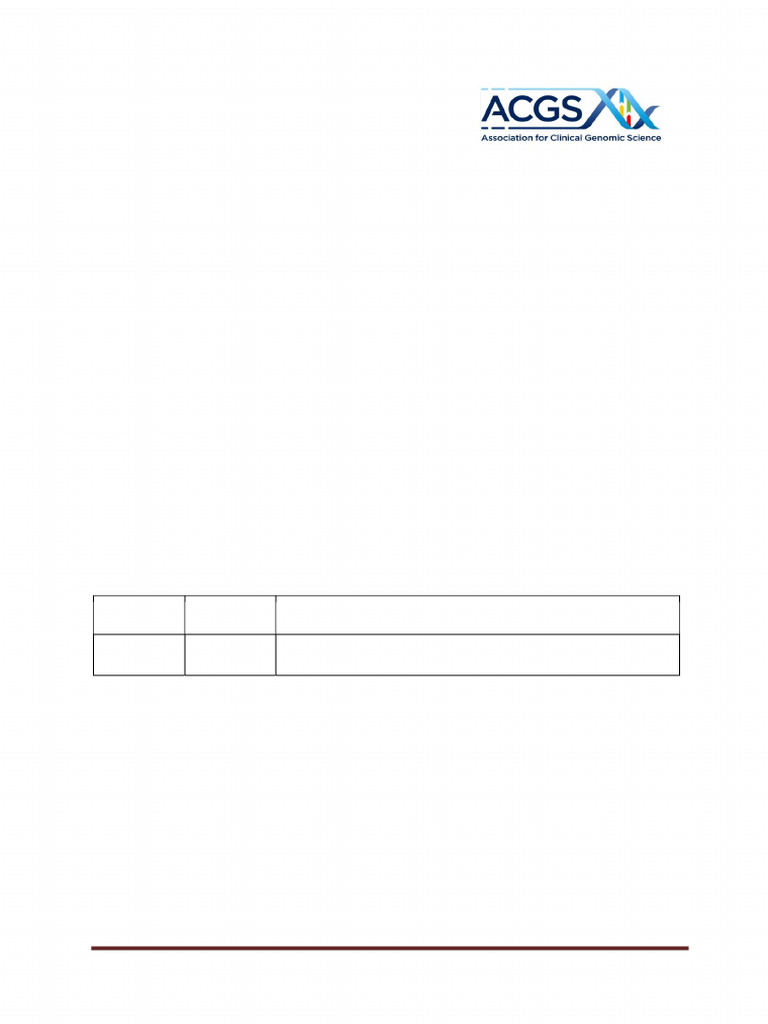 ACGS 2024 - UK Practice Guidelines For Variant Classification | PDF ...