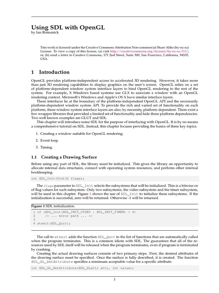 01 SDL Intro | PDF | Software | Computing