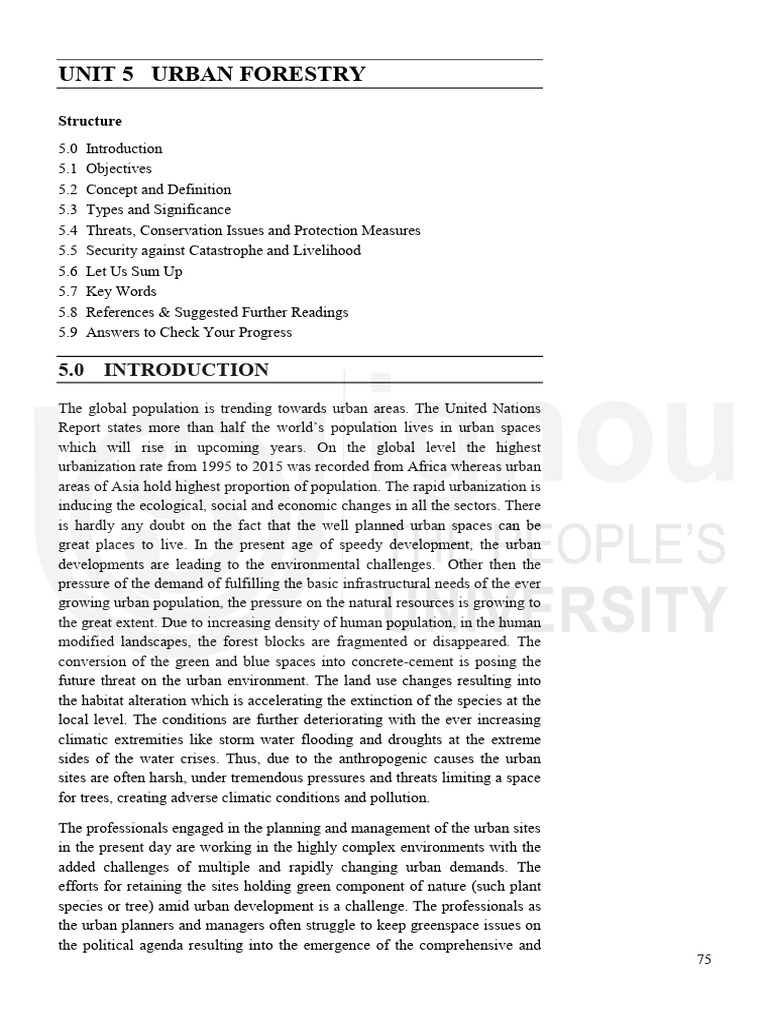 Agroforestry Urban Forests Management | PDF | Forests | Forestry