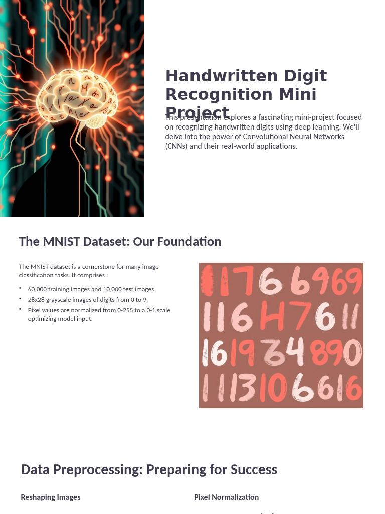 Handwritten Digit Recognition Mini Project Final | PDF | Computing ...
