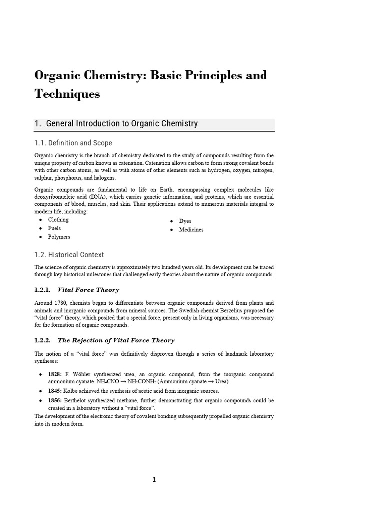 Organic Chemistry - Basic Principles and Techniques NCERT | PDF ...