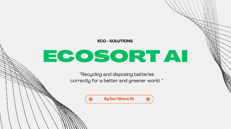 Eco-solutions Pitch Ecosort AI (2) | PDF