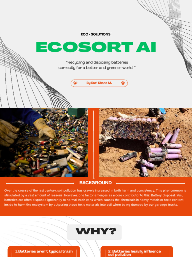 Eco-Solutions Pitch Ecosort AI | PDF | Waste | Recycling