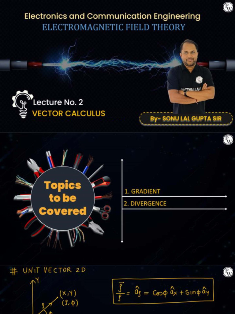 VECTOR CALCULUS 02 Class Notesparakram 2 0 Gate 2024 Electronics ...