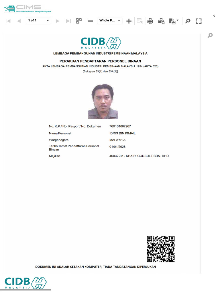 CIDB | PDF