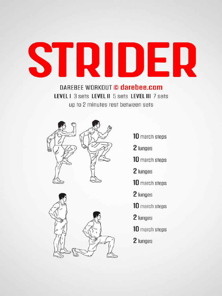 Darebee Leg - Strider-Workout | PDF