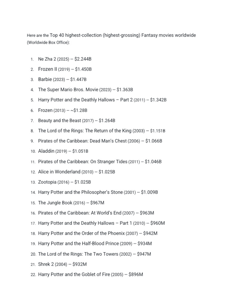 Movies | PDF