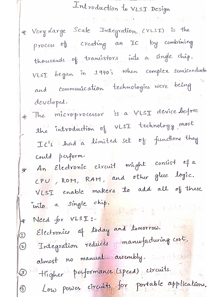 Vlsi Part 1 | PDF