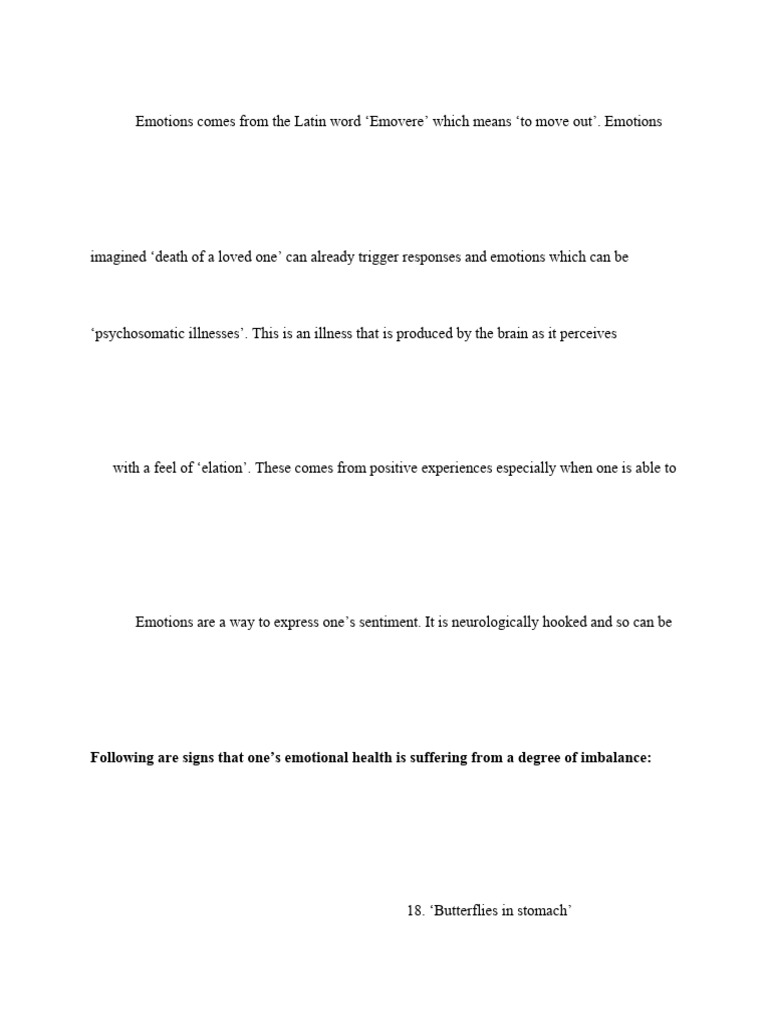 Emotions | PDF | Emotions | Feeling