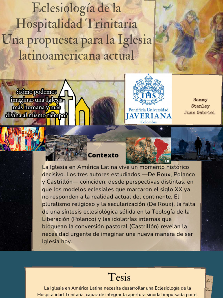 Eclesiología de La Hospitalidad Trinitaria | PDF | Iglesia cristiana ...