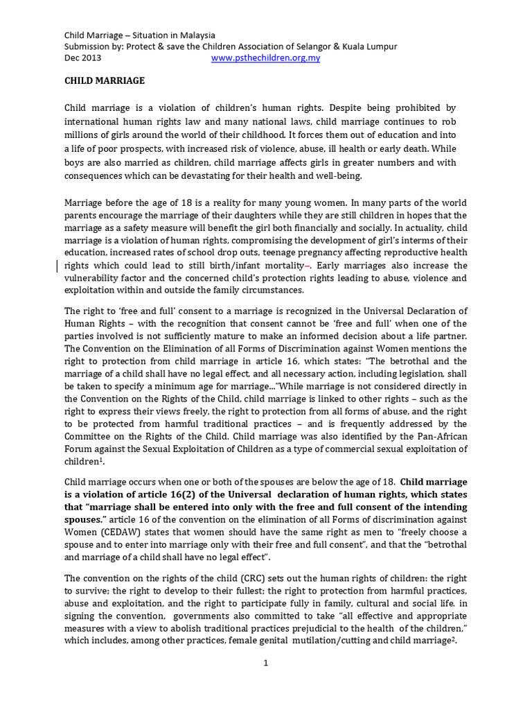 Ps the Children 3 | PDF | Child Marriage | Marriage