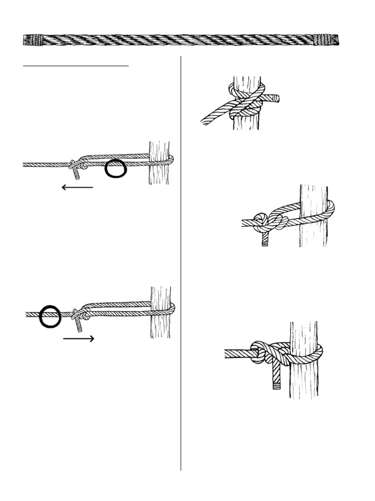 tautline | PDF | Knot | Ropework