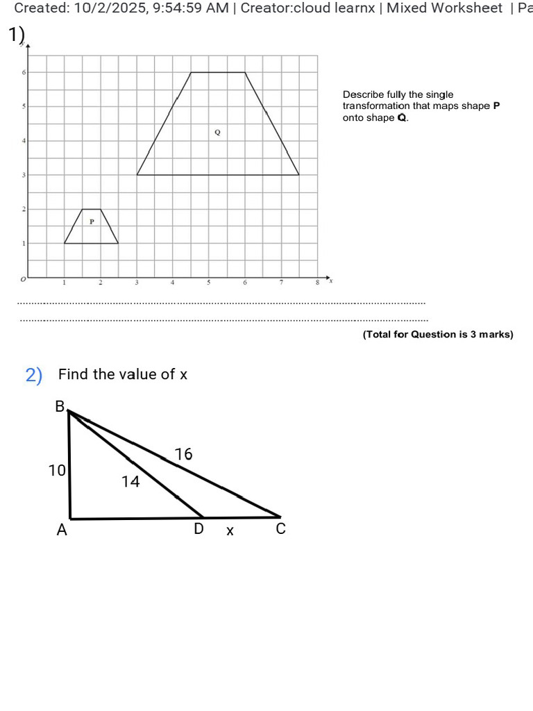 Mixed Worksheet | PDF
