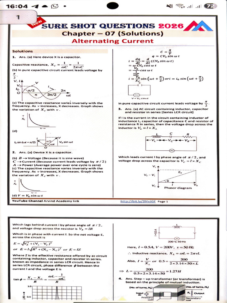 Alternating Current | PDF