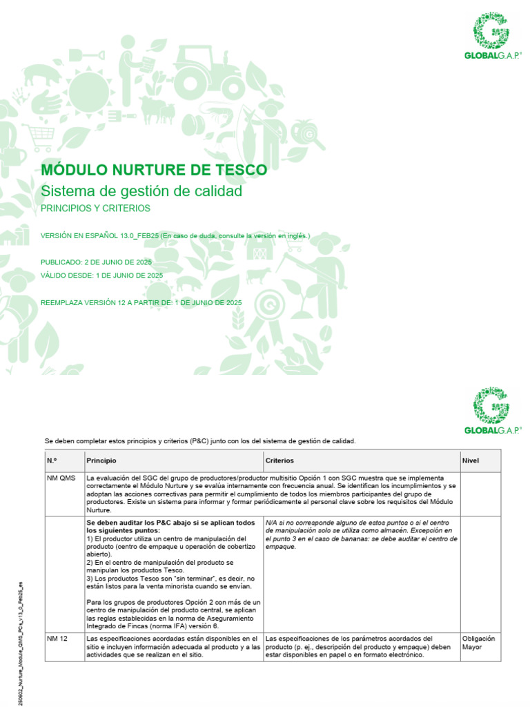 250602_Nurture_Module_QMS_PCs_v13_ | PDF | Sistema de manejo de calidad