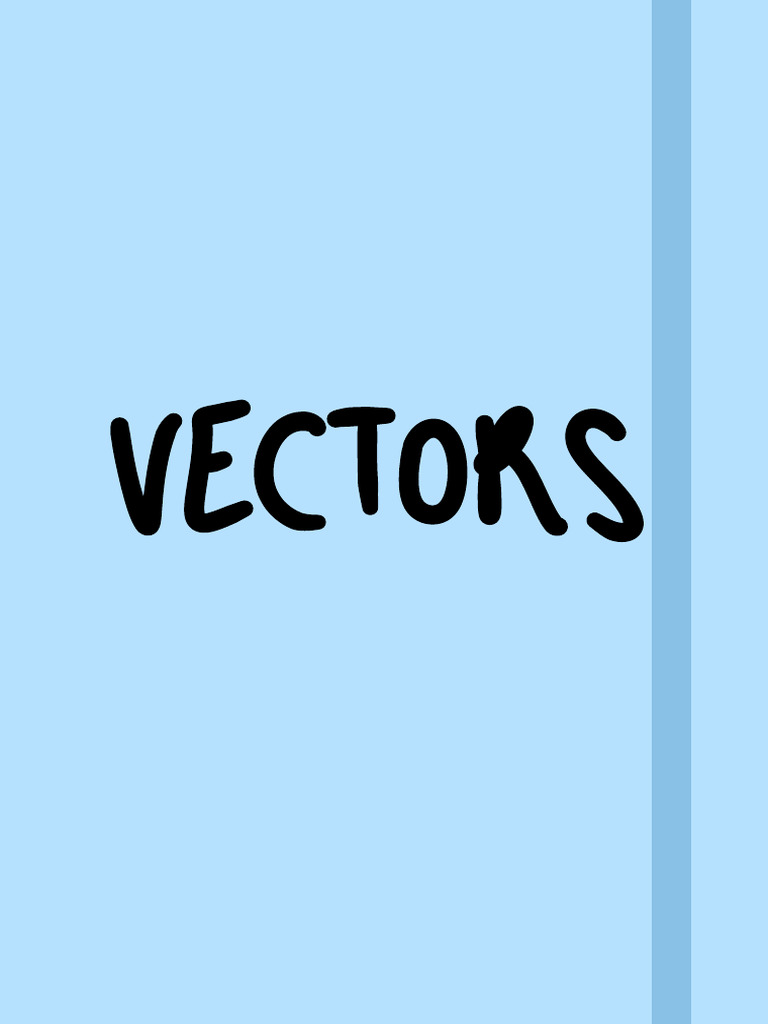Vectors | PDF