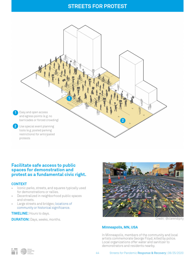 Streets For Protest | PDF | Protest