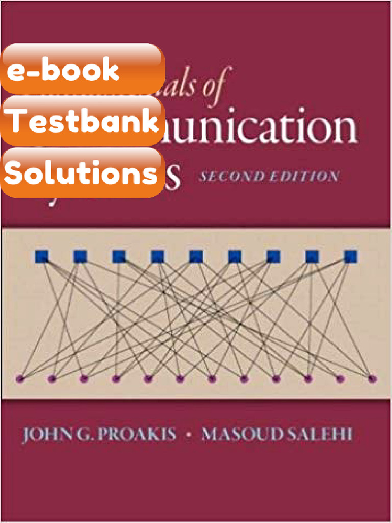 Testbank Fundamentals of Communication Systems 2nd Edition by John G ...