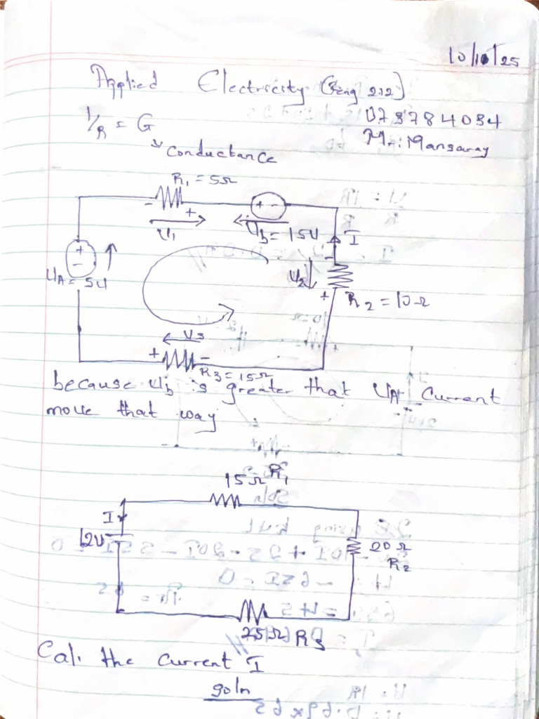 Electricity Notes | PDF