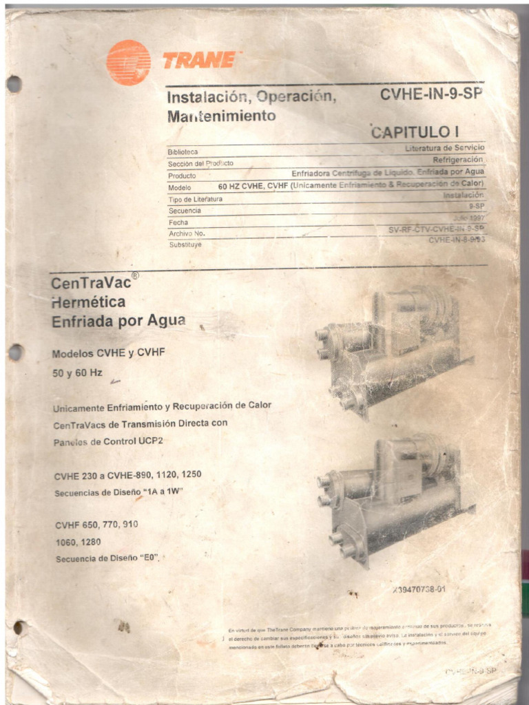 Escaner Libro Trane 1 Parte | PDF