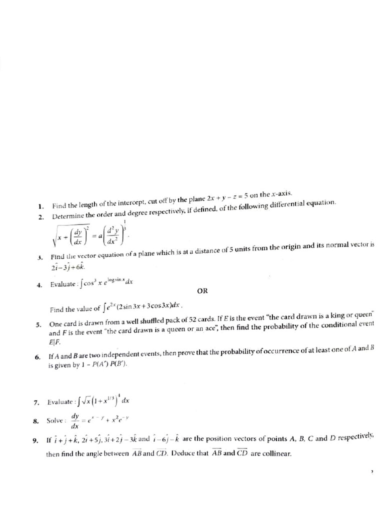 Narnoli Self Evaluation Test-1 | PDF | Euclidean Vector | Mathematical ...