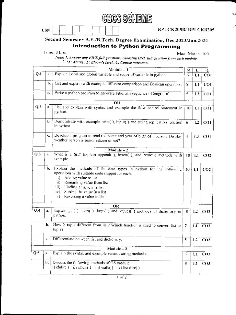 Bplck205b Jan 2024 | PDF