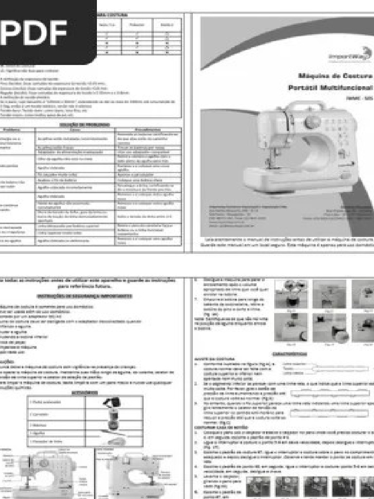 Manual Maq Costura | PDF