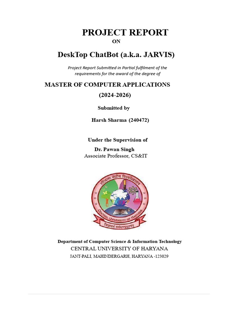 PROJECT REPORT (2) | PDF | Graphical User Interfaces | Artificial ...