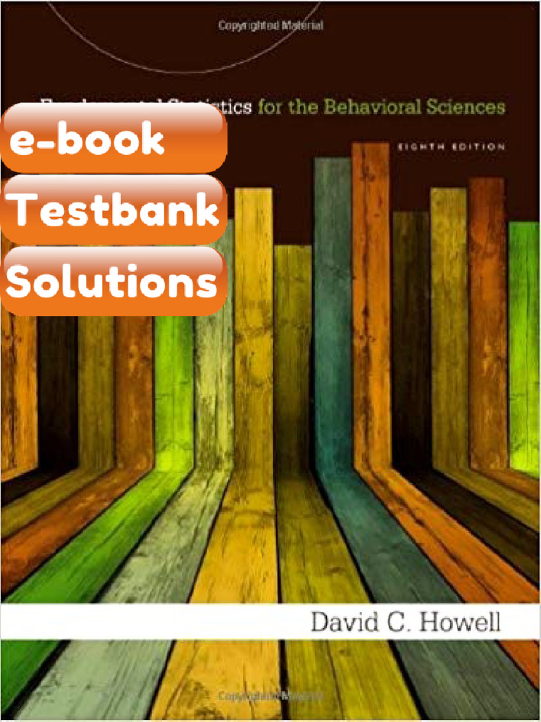 Testbank Fundamental Statistics for the Behavioral Sciences 8th Edition ...