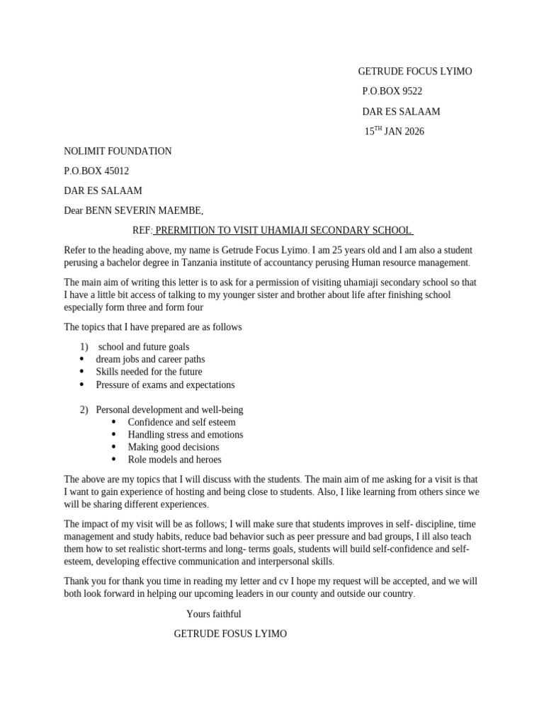 Copy4-Nolimit Foundation Letter 2 | PDF