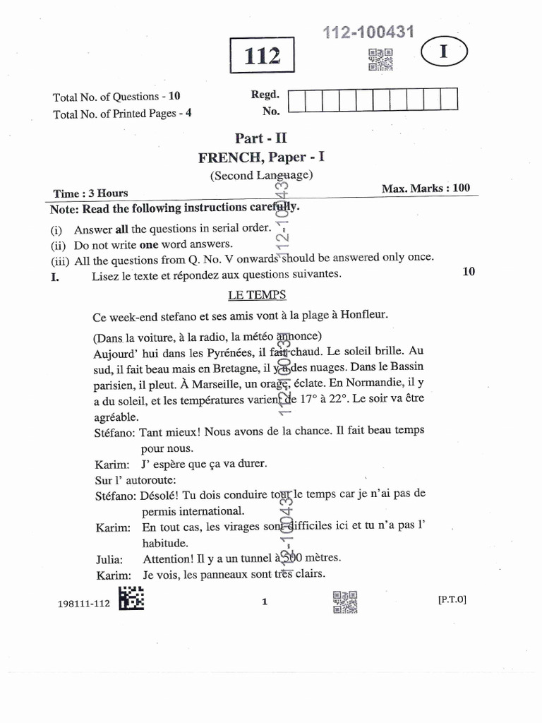 French Paper | PDF