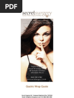 Download Gastric Wrap Quote and Info Pack by Secret Surgery SN99361419 doc pdf