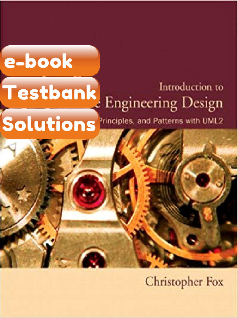 Testbank Introduction to Software Engineering Design Processes With ...